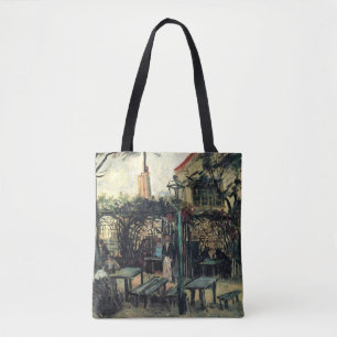 Terrass på en café, Montmartre av Vincent van Gogh Tygkasse