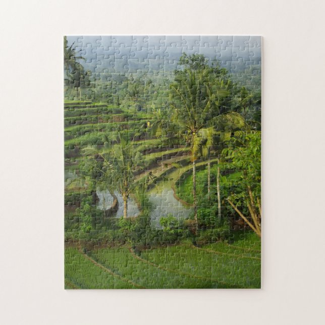 Terrass Ricefield i Bali Pussel (Vertikal)