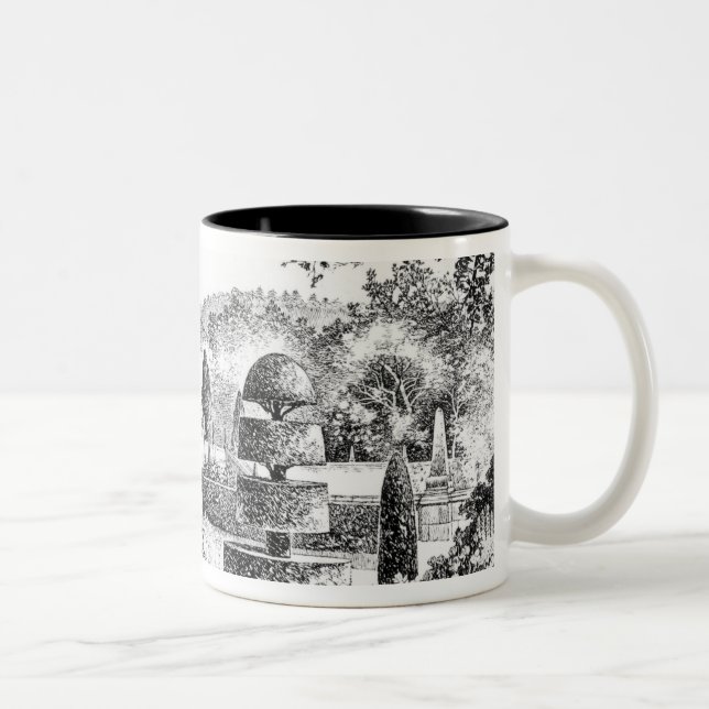 Terrass trädgårds- Ballimore, Argyle, från Thomas Två-Tonad Mugg (Höger)
