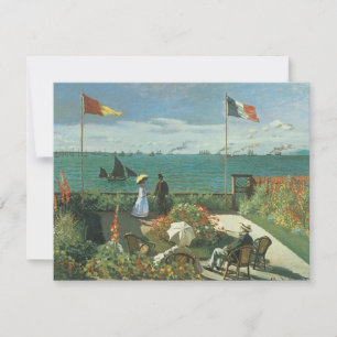 Terrass vid havet av Claude Monet