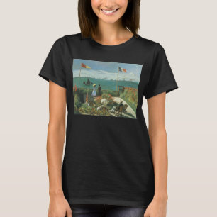 Terrass vid havet av Claude Monet T Shirt