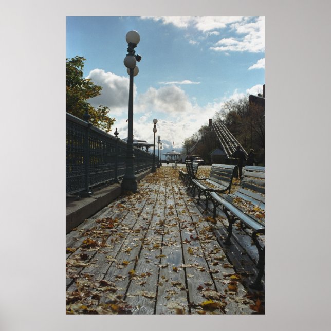 Terrasse Dufferin, Quebec, Kanada Poster (Framsidan)