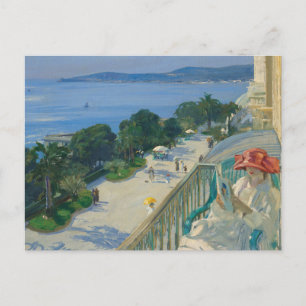Terrassen, Cap d'Ail Sir John Lavery Vykort