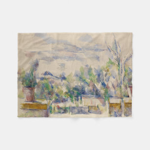Terrassen i trädgården på Les Lauves, Cezanne Fleecefilt