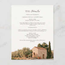 Terrasserad olivlund Bröllopsdetaljer i Toscana