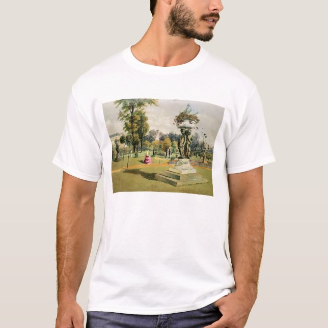 Terrassträdgården, Woburn Abbey (chromolithoen) Tröja (Framsida)