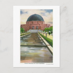 Terrazo Prostegvy över Adler Planetarium Vykort