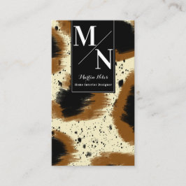 Terrazzo Gepard Hem Inredningsdesigner Stylist Visitkort