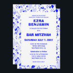 Terrazzo Hand plockade Anpassningsbar Pub Bat mitz Inbjudningar<br><div class="desc">Perfekt-kort för att tillkännage ett bat mitzvah, pub mitzvah eller annat judiskt firande! Handduken i blyertspennan Terrazzo mönster för dig på framsidan och baksidan! FULLT ANPASSADE! Klicka på "Anpassa" ovan om du vill redigera texten. Klicka på "Redigera med verktyg" om du vill justera typsnitt, färg och placeringar och ta bort...</div>