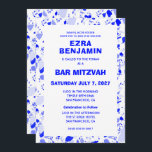 Terrazzo Hand plockade Anpassningsbar Pub Bat mitz Inbjudningar<br><div class="desc">Perfekt-kort för att tillkännage ett bat mitzvah, pub mitzvah eller annat judiskt firande! Handduken i blyertspennan Terrazzo mönster för dig på framsidan och baksidan! FULLT ANPASSADE! Klicka på "Anpassa" ovan om du vill redigera texten. Klicka på "Redigera med verktyg" om du vill justera typsnitt, färg och placeringar och ta bort...</div>