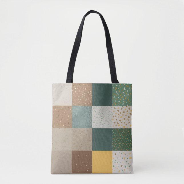 Terrazzo Harmony Tote Tygkasse (Framsida)