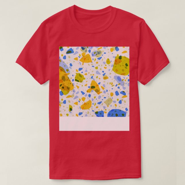 Terrazzo Heaven Mönster T Shirt (Design framsida)