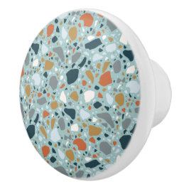 Terrazzo i blått knopp