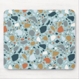 Terrazzo i blått musmatta