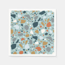 Terrazzo i blått