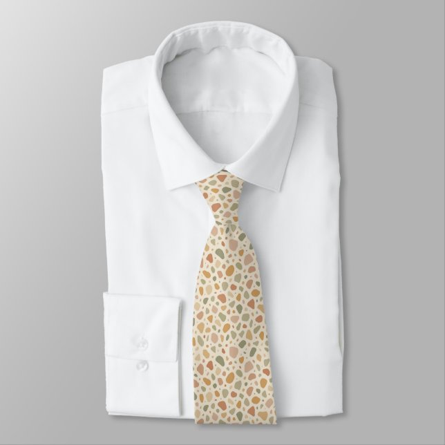 Terrazzo Inspired Mönster Neck Tie Slips (Bunden)