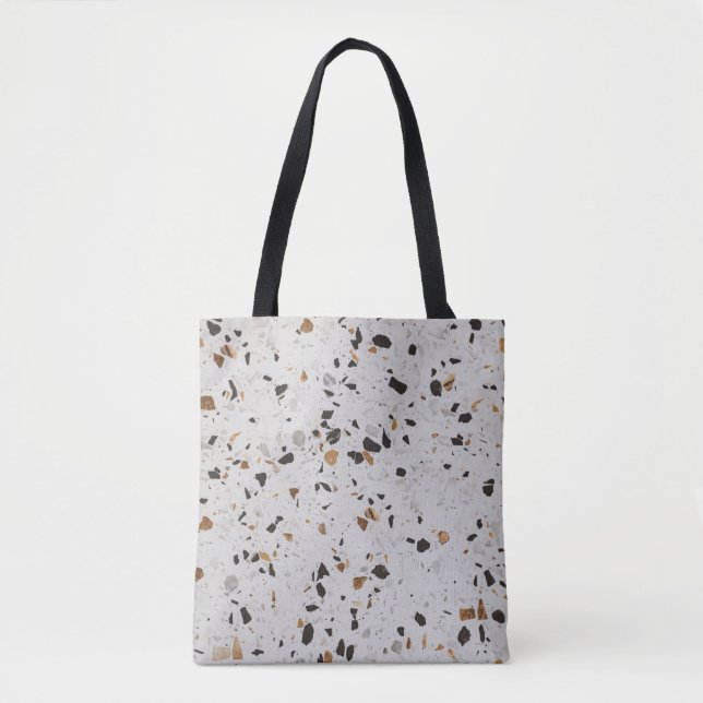 Terrazzo konsert: Vintage Abstract Design Tygkasse (Framsida)