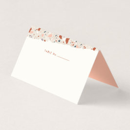 Terrazzo-kort för tomt labb visitkort