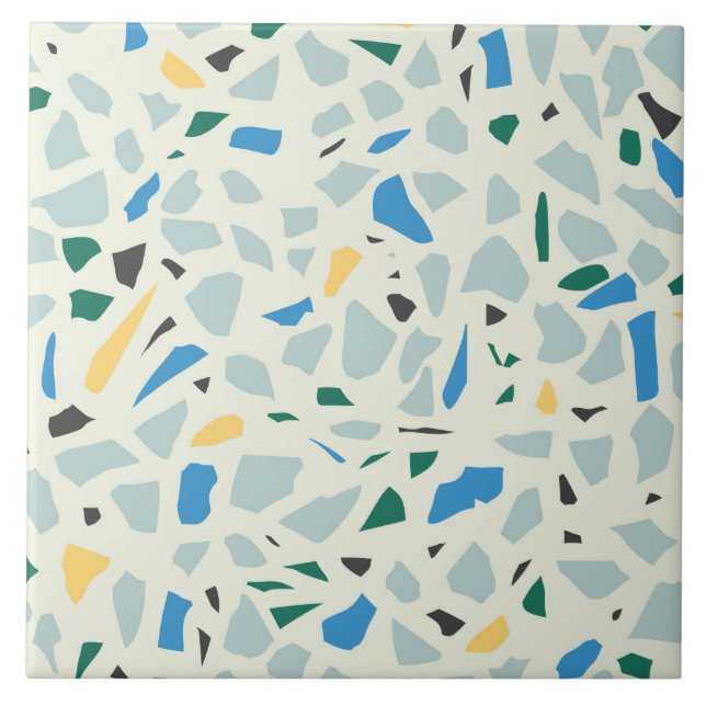 Terrazzo mönster 2 kakelplatta (Framsidan)
