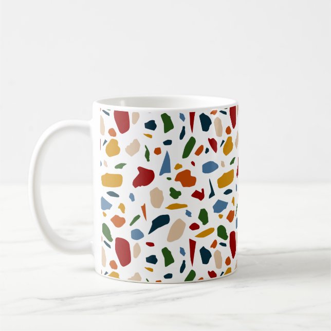 Terrazzo Mönster Colorful Kaffemugg (Vänster)