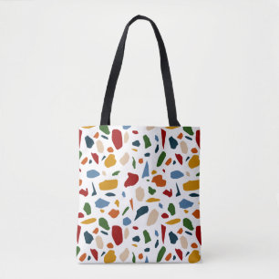 Terrazzo Mönster Colorful Tygkasse