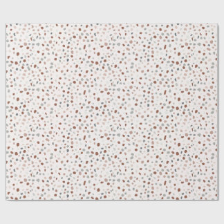 Terrazzo Mönster Inpackningspapper - Modern Terraz Presentpapper