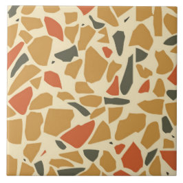 Terrazzo mönster kakelplatta