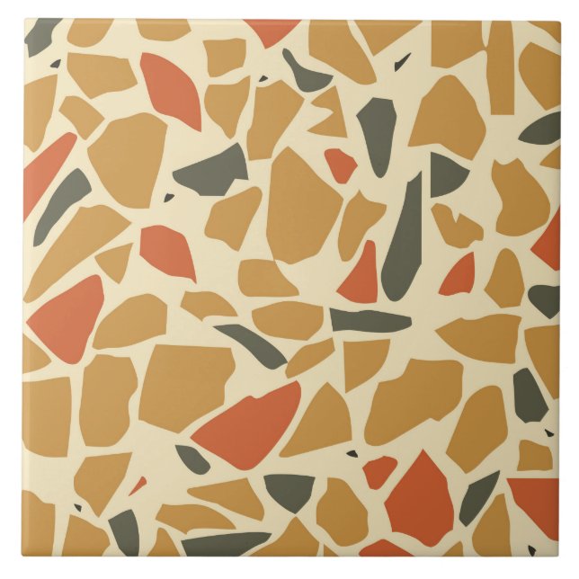 Terrazzo mönster kakelplatta (Framsidan)