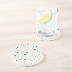 Terrazzo Mönster Neutralt Natural Elegant Underlägg
