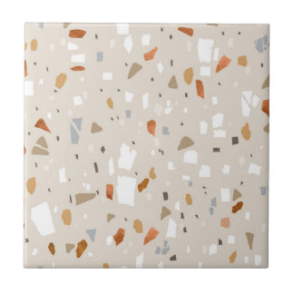 Terrazzo mönster tile kakelplatta