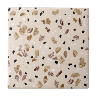 Terrazzo mönster tile kakelplatta