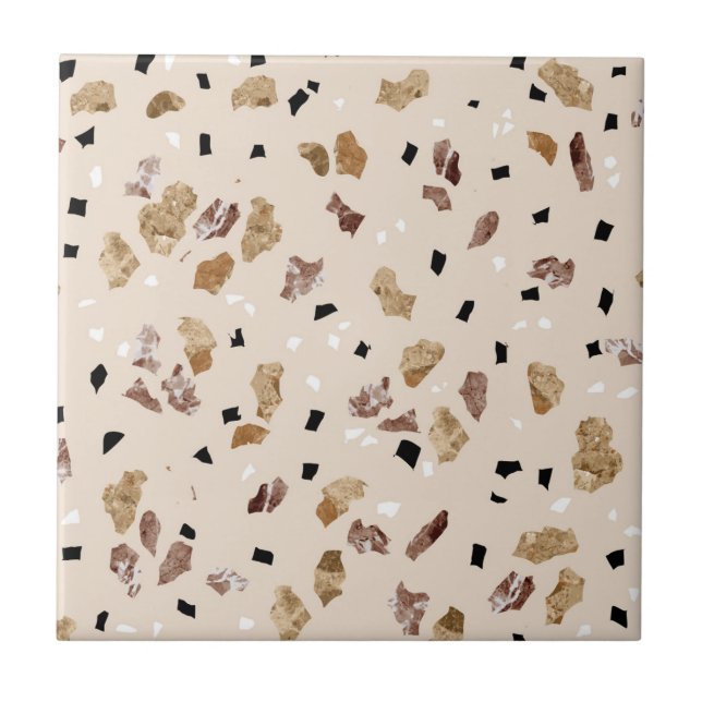 Terrazzo mönster tile kakelplatta (Framsidan)