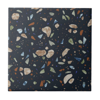 Terrazzo mönster tile kakelplatta
