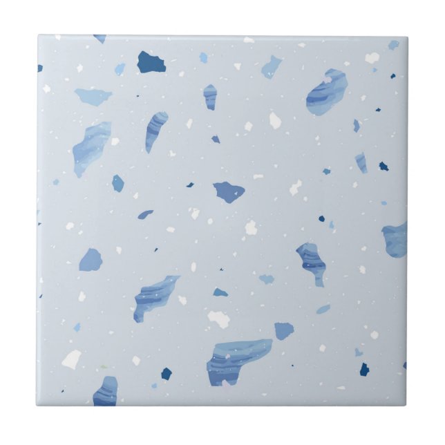 Terrazzo mönster tile kakelplatta (Framsidan)