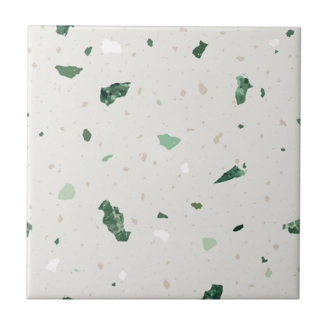 Terrazzo mönster tile kakelplatta (Framsidan)