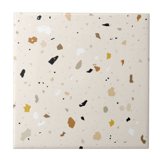Terrazzo mönster tile kakelplatta (Framsidan)