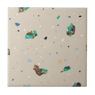 Terrazzo mönster tile kakelplatta