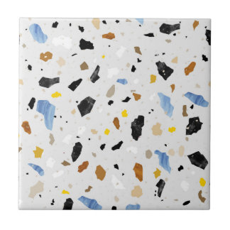 Terrazzo mönster tile kakelplatta