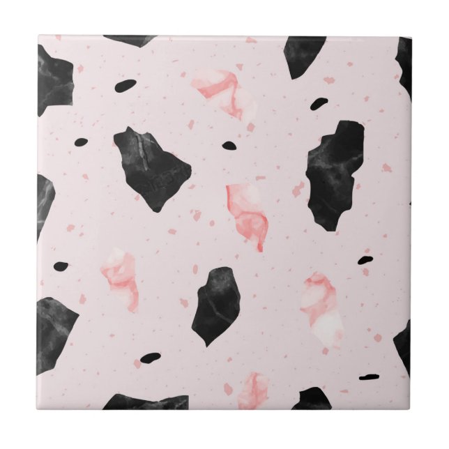 Terrazzo mönster tile kakelplatta (Framsidan)