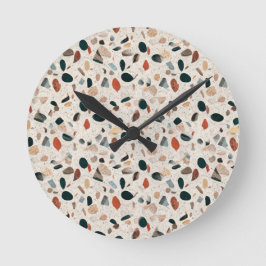 Terrazzo Rund Klocka