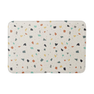 Terrazzo Tile Confetti Modern Stil Earth Tones Badrumsmatta
