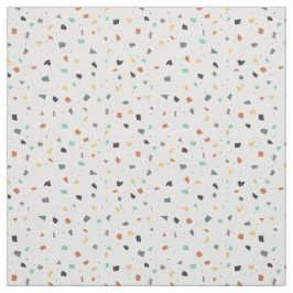 Terrazzo Tile Confetti Modern Stil Earth Tones Tyg