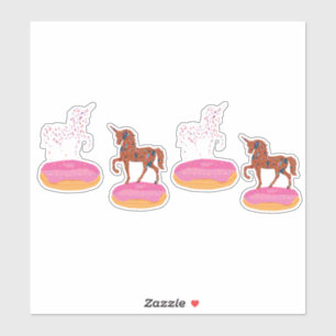 Terrazzo Unicorn Donuts Klistermärken