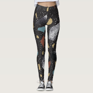 Terrazzo Vintage Yta Design Leggings