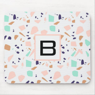 Terrazzo white  myntmynta monogram musmatta