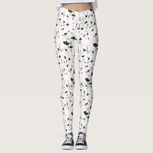 Terrazzomönster Leggings (Framsida)