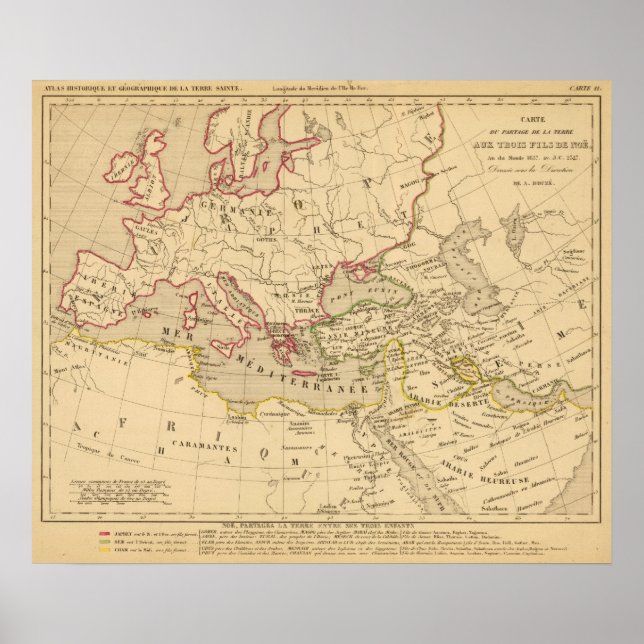 Terre aux trois fils de Noe Poster (Framsidan)