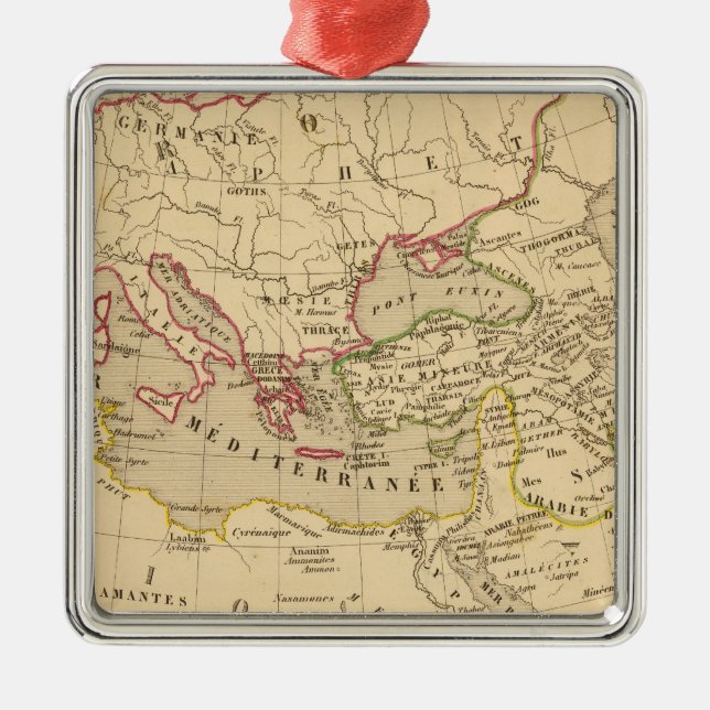 Terre hjälptroisfils de Noe Julgransprydnad Metall (Framsidan)