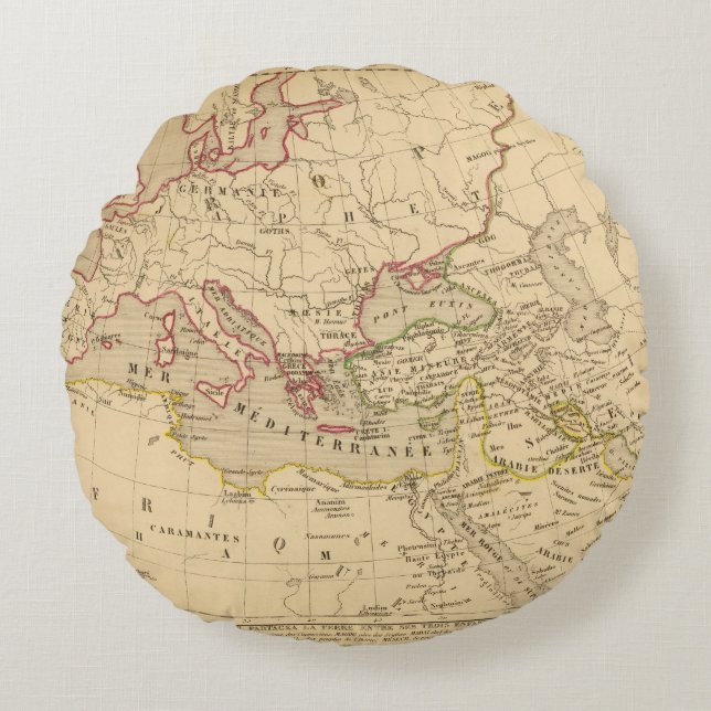 Terre hjälptroisfils de Noe Rund Kudde (Framsidan)