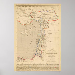 Terre Sainte, pendant la premiere croisade Poster